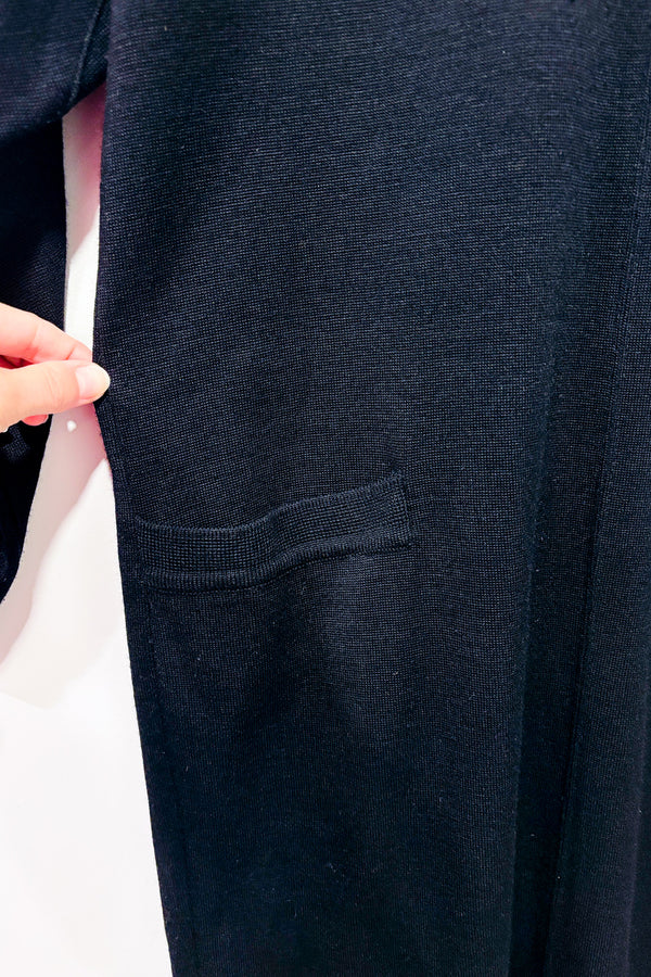 Robe vintage noire en laine (s)*-Spanner-La Penderie du Paradis 🕊