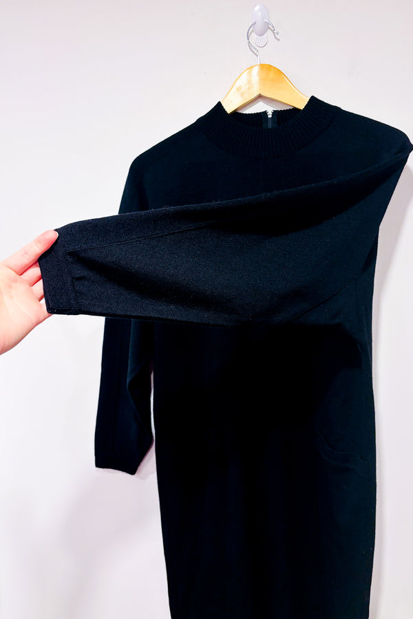 Robe vintage noire en laine (s)*-Spanner-La Penderie du Paradis 🕊