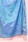 Robe Honey bleue à paillettes à une manche (m)*-superdown-La Penderie du Paradis 🕊