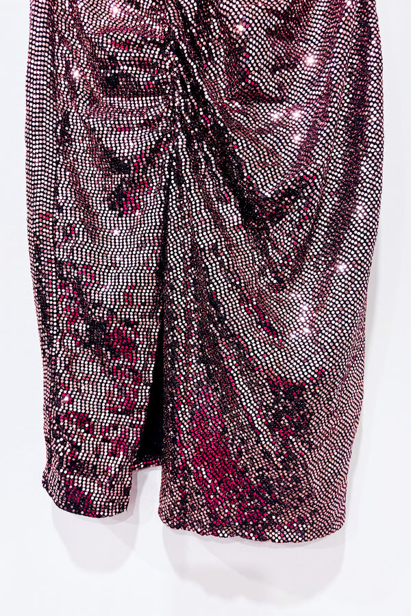 Robe rose à paillettes (m)*-Vanessa Scott-La Penderie du Paradis 🕊