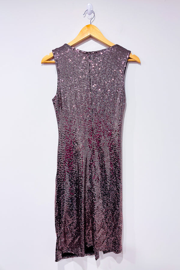 Robe rose à paillettes (m)*-Vanessa Scott-La Penderie du Paradis 🕊