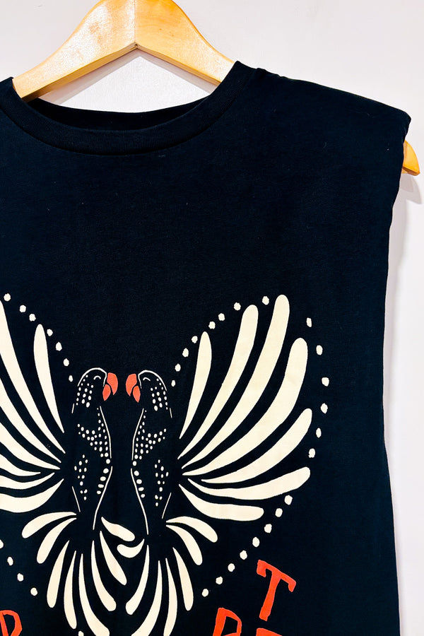 Robe midi Aras sans manches à motif graphique (xs)* seconde main - Farm Rio- La Penderie du Paradis