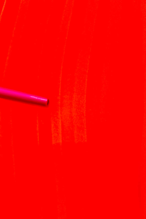 Robe grise et corail plissée seconde main - Simons- La Penderie du Paradis