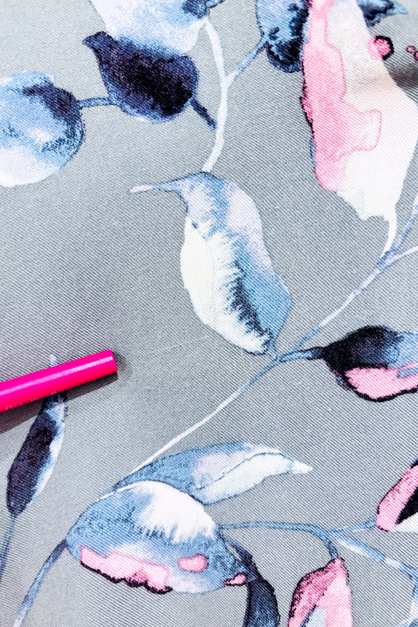 Robe verte avec feuillage seconde main - Reitmans- La Penderie du Paradis