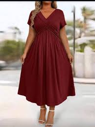 Robe maxi rouge seconde main - SHEIN- La Penderie du Paradis