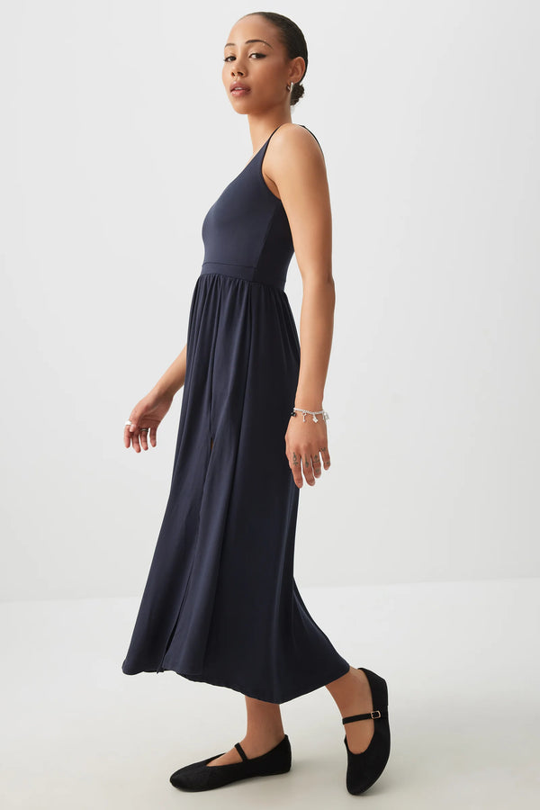 Robe maxi marine seconde main - Ardene- La Penderie du Paradis