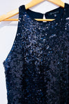 Robe ajustée noire à paillettes scintillantes* seconde main - Dynamite- La Penderie du Paradis
