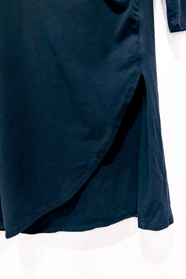 Robe cache-coeur noire basique seconde main - Tag- La Penderie du Paradis