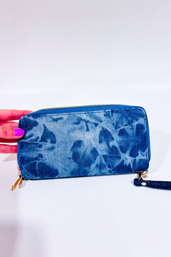 Portefeuille en jeans bleu ''LOVE''-Autres-La Penderie du Paradis 🕊