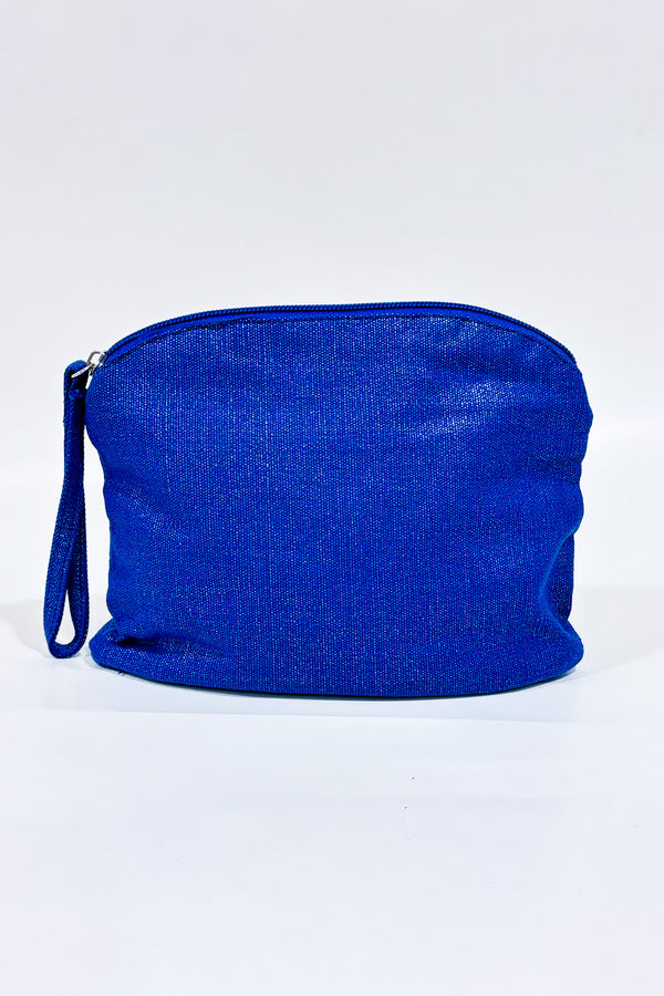 Trousse de maquillage bleu scintillant-Autres-La Penderie du Paradis 🕊