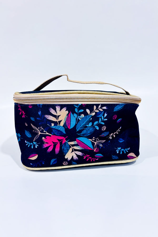 Trousse de maquillage mauve fleurie-Yves Rocher-La Penderie du Paradis 🕊