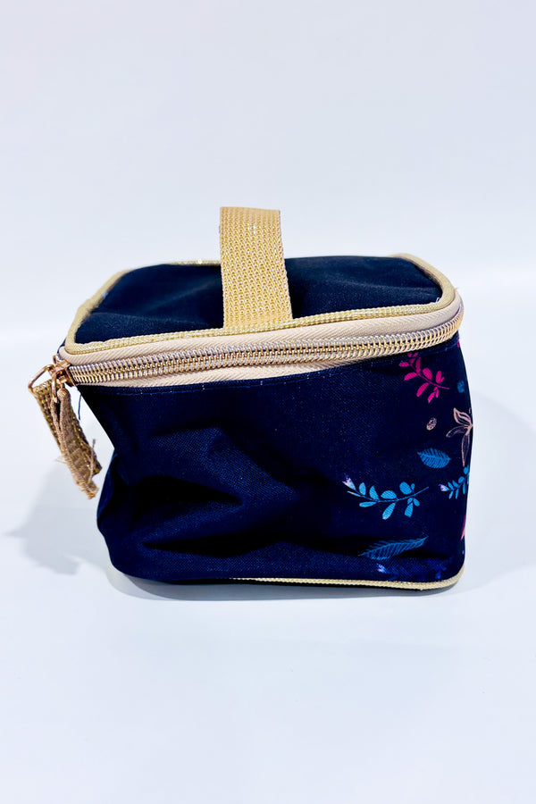 Trousse de maquillage mauve fleurie-Yves Rocher-La Penderie du Paradis 🕊