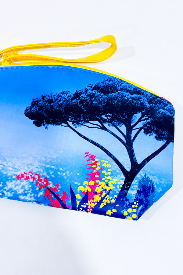 Pochette rose et bleue en faux cuir vernis-Yves Rocher-La Penderie du Paradis 🕊