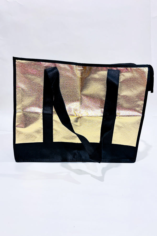 Sac réutilisable or et noir seconde main - Autres- La Penderie du Paradis