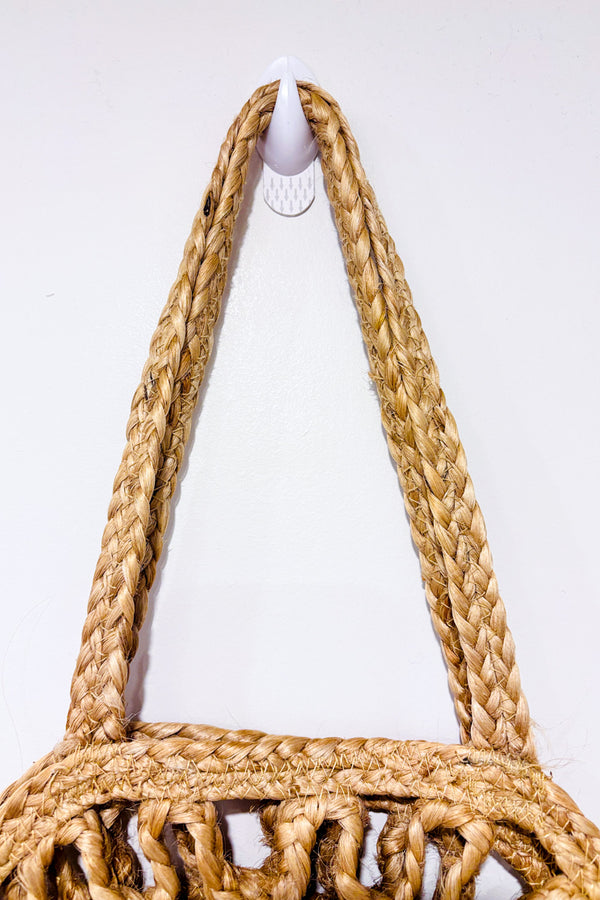 Sac à main circulaire en jute tressé* seconde main - Zara- La Penderie du Paradis