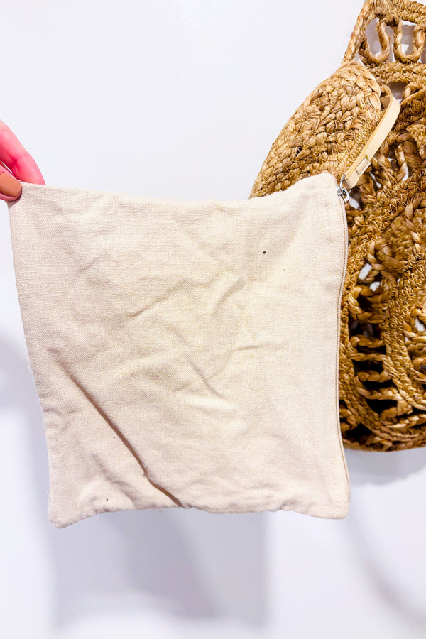 Sac à main circulaire en jute tressé* seconde main - Zara- La Penderie du Paradis