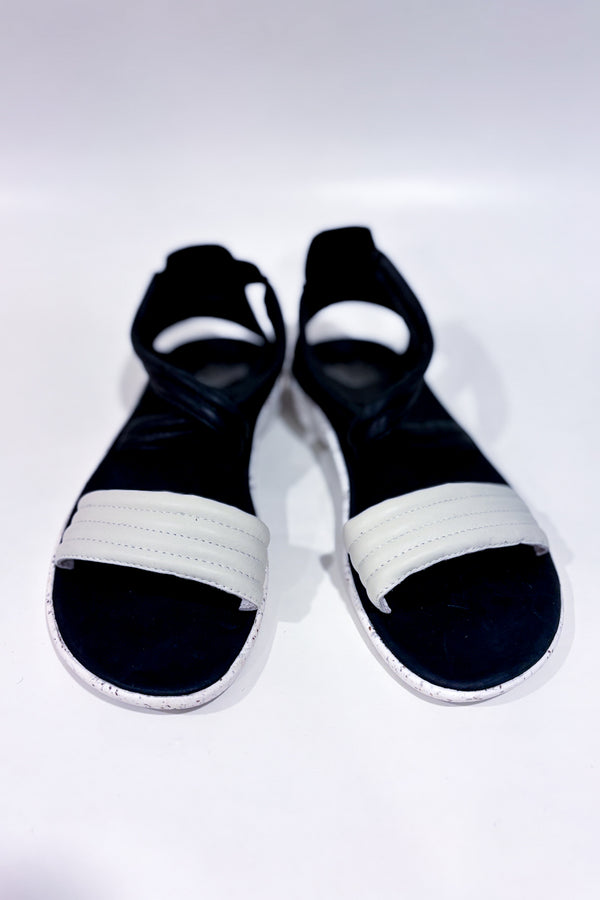 Sandales noires et blanches Verde (7)-Super Feet-La Penderie du Paradis 🕊