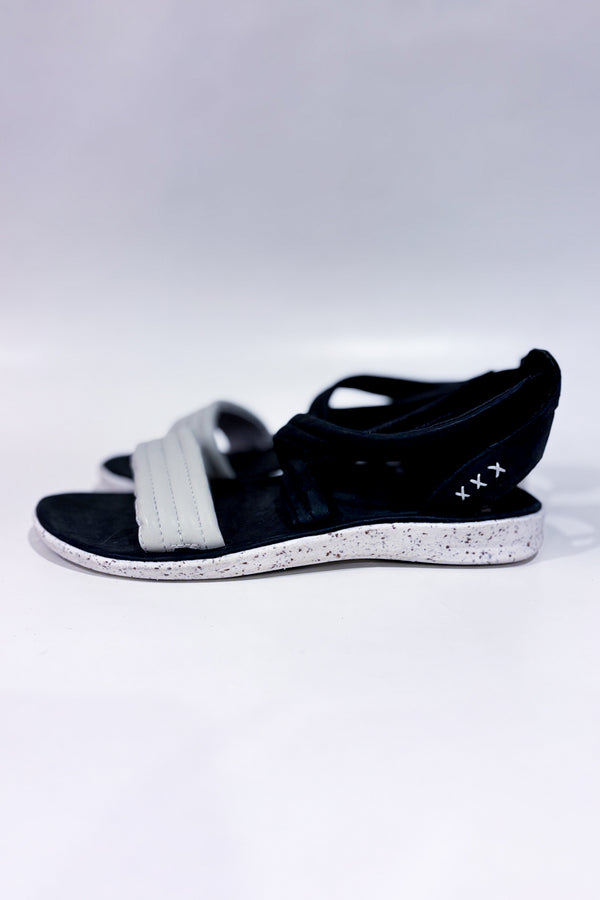 Sandales noires et blanches Verde (7)-Super Feet-La Penderie du Paradis 🕊