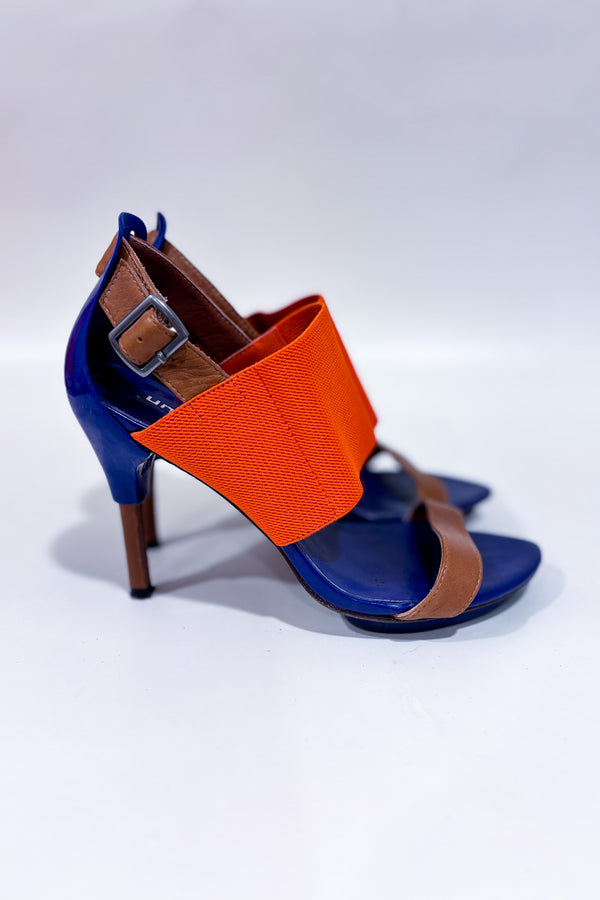 Sandales oranges et bleues (6.5)-United Nude-La Penderie du Paradis 🕊