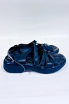Sandales noires en cuir à talon chunky confort seconde main - Dansko- La Penderie du Paradis