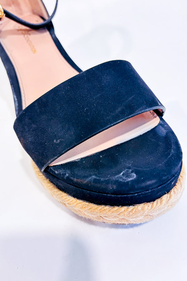 Sandales plateformes noires Addie seconde main - BCBGeneration- La Penderie du Paradis