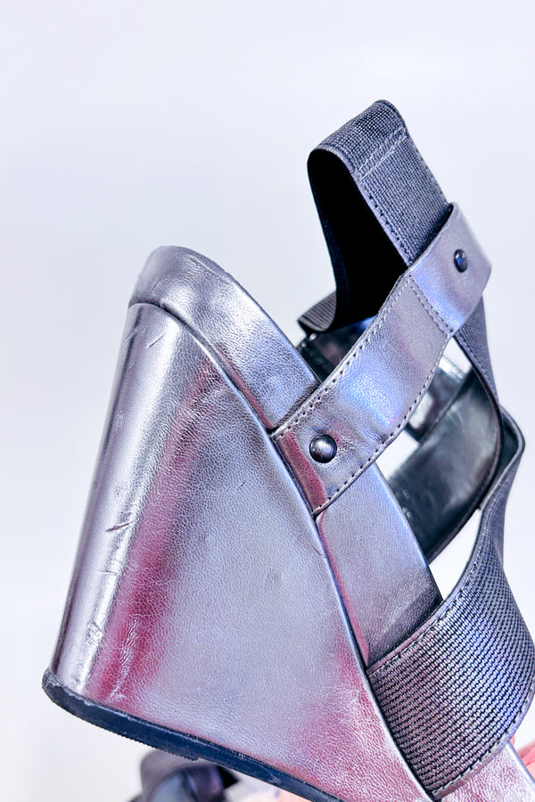 Sandales argent (7.5)-BCBG Maxazria-La Penderie du Paradis 🕊
