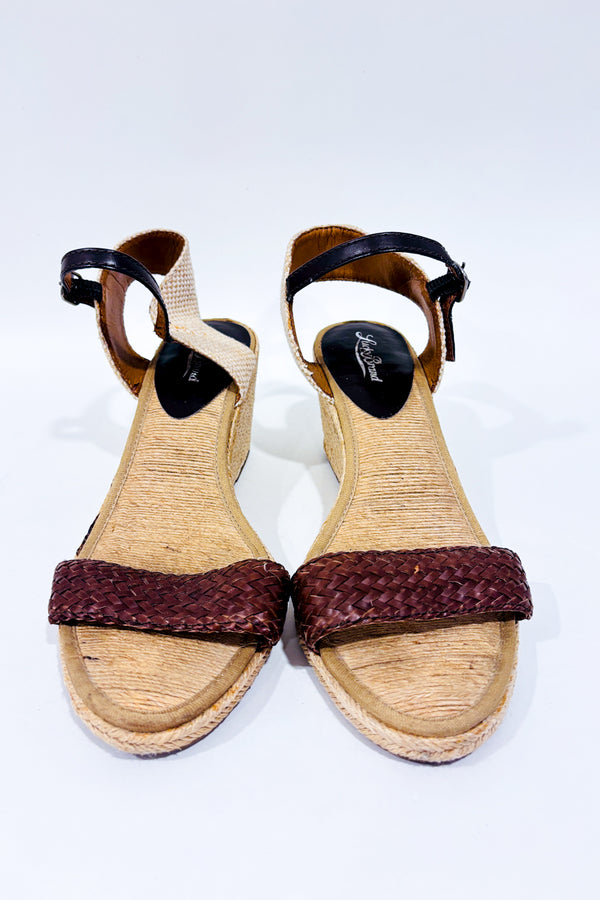 Sandales brune tressées (10.5)-Lucky Brand-La Penderie du Paradis 🕊
