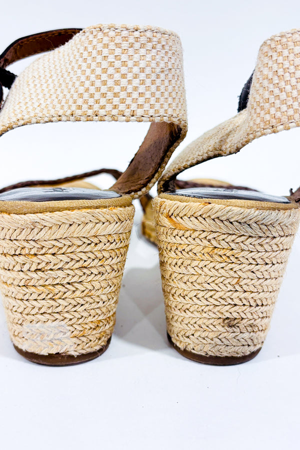 Sandales brune tressées (10.5)-Lucky Brand-La Penderie du Paradis 🕊