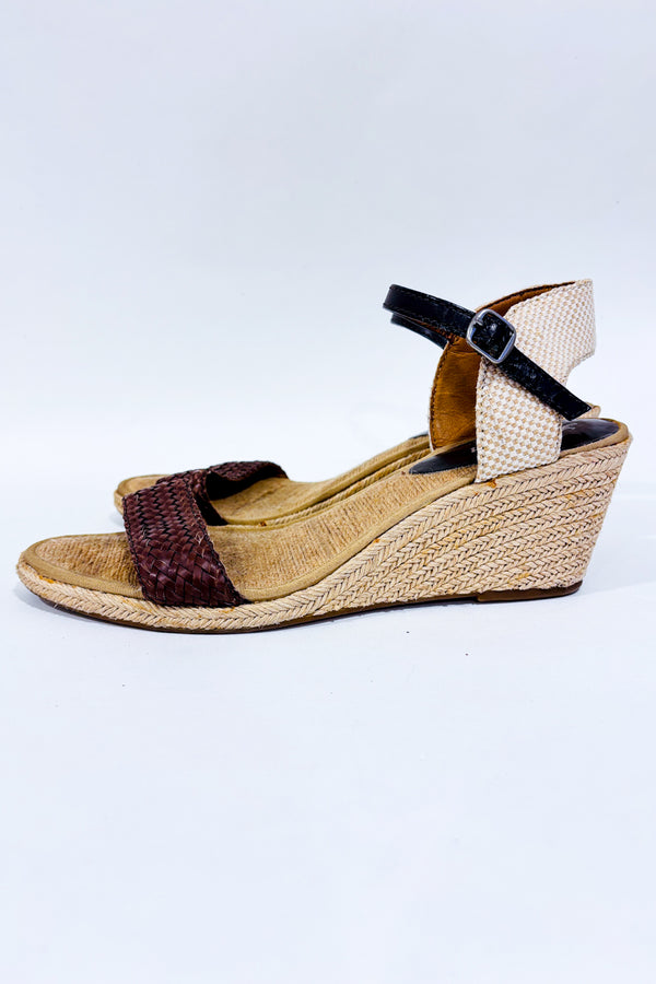 Sandales brune tressées (10.5)-Lucky Brand-La Penderie du Paradis 🕊