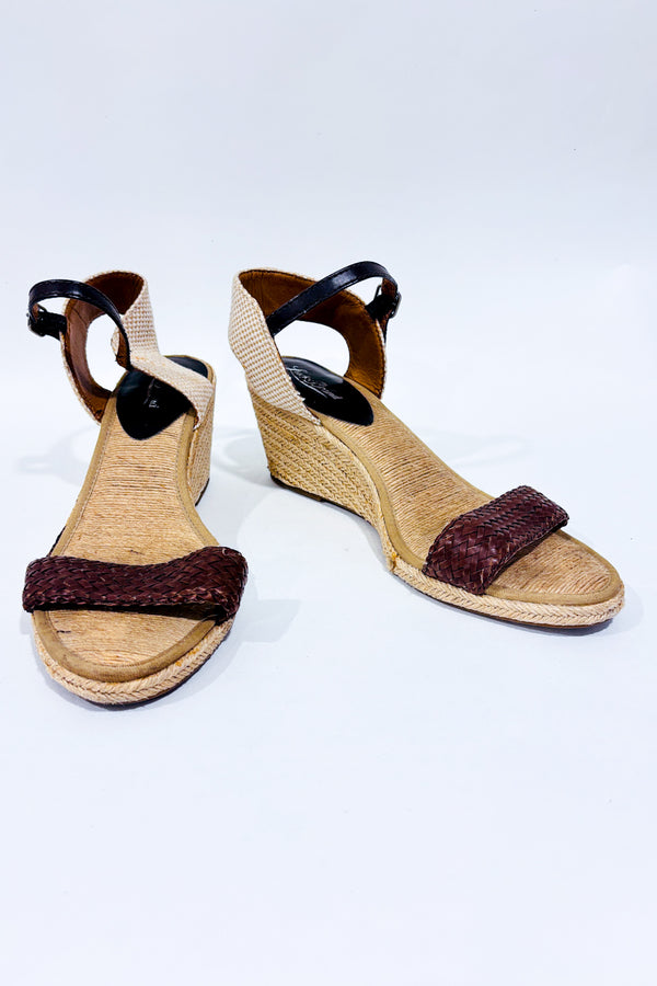Sandales brune tressées (10.5)-Lucky Brand-La Penderie du Paradis 🕊