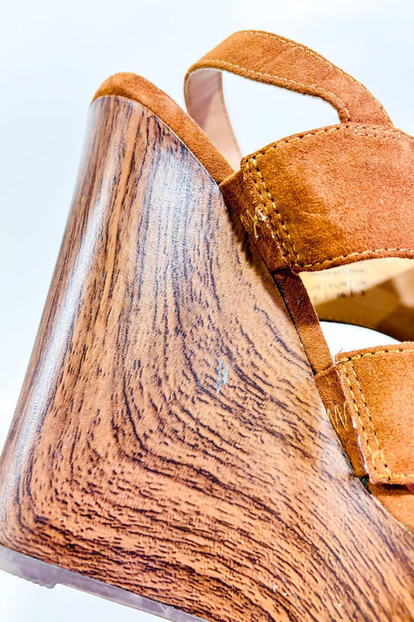 Sandales brunes en suède avec talon compensé (6)-Call It Spring-La Penderie du Paradis 🕊