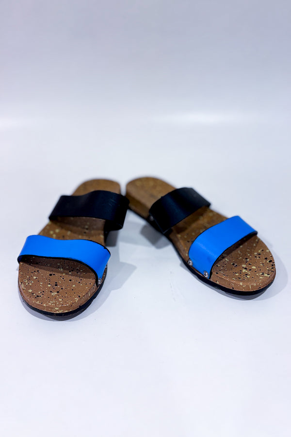 Sandales noire et bleue (6)-Hot Steps-La Penderie du Paradis 🕊