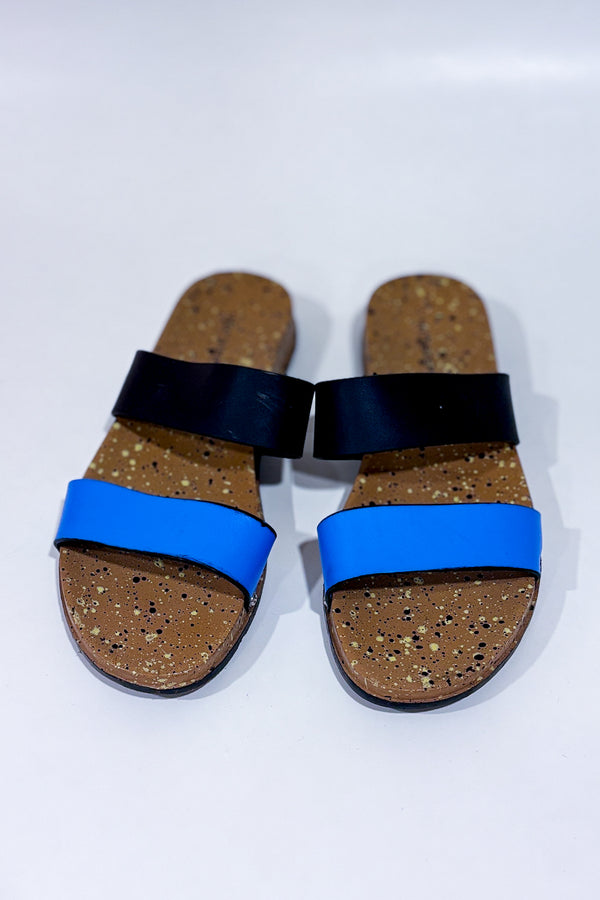 Sandales noire et bleue (6)-Hot Steps-La Penderie du Paradis 🕊