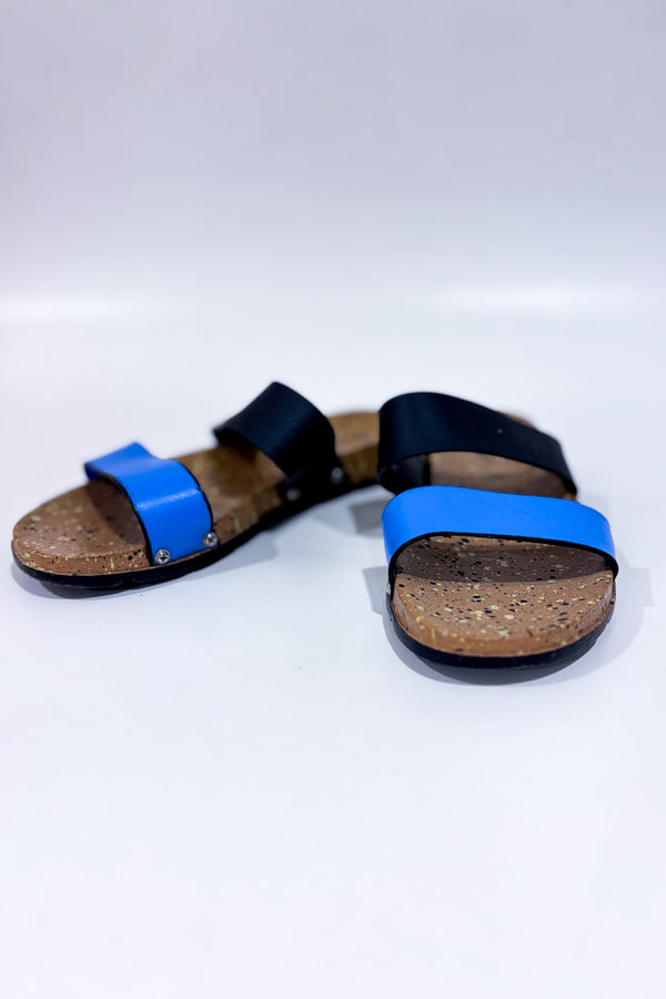 Sandales noire et bleue (6)-Hot Steps-La Penderie du Paradis 🕊