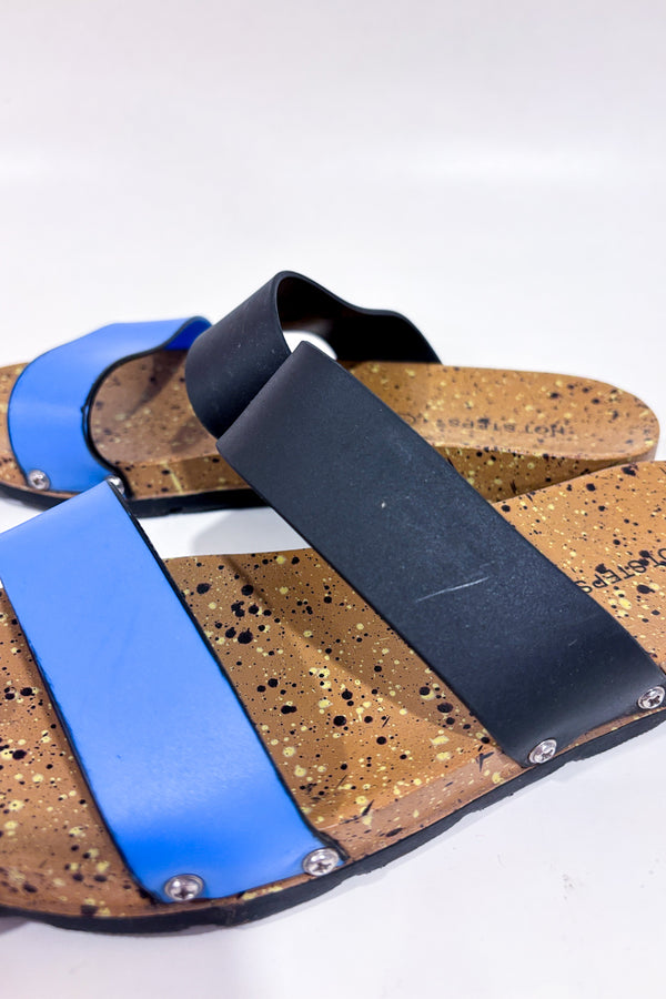 Sandales noire et bleue (6)-Hot Steps-La Penderie du Paradis 🕊