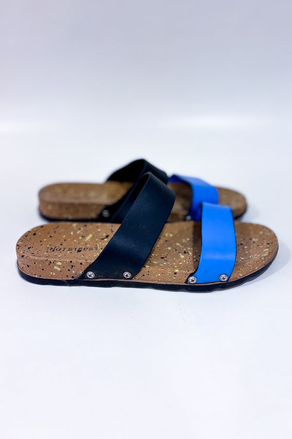 Sandales noire et bleue (6)-Hot Steps-La Penderie du Paradis 🕊