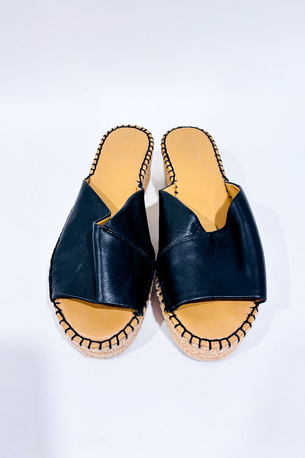 Sandales slip-on noires en cuir (10)-Franco Sarto-La Penderie du Paradis 🕊
