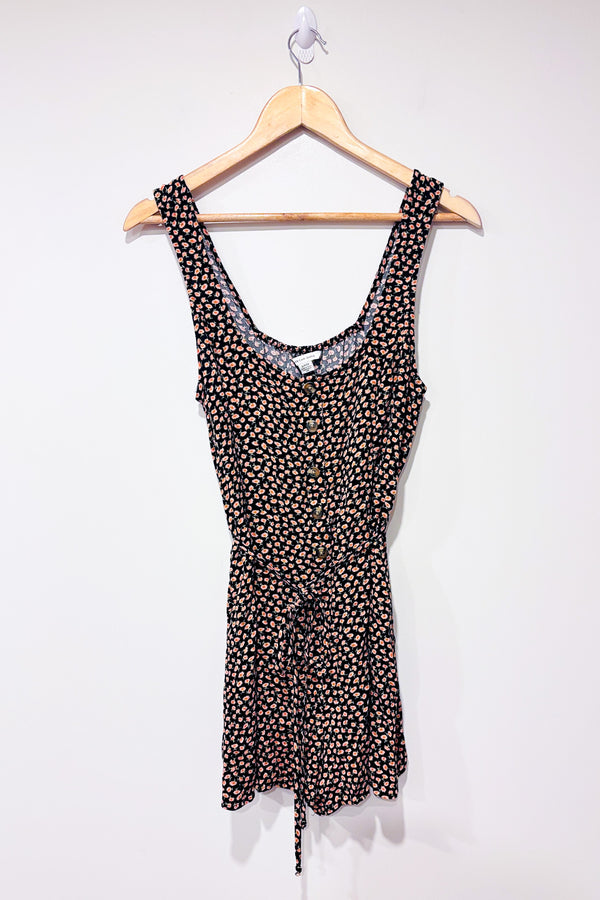 Romper noir fleuri (s)-American Eagle-La Penderie du Paradis 🕊