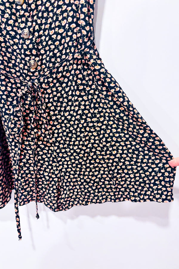 Romper noir fleuri (s)-American Eagle-La Penderie du Paradis 🕊