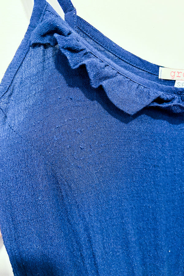 Romper bleu à pois (s)-Grob-La Penderie du Paradis 🕊