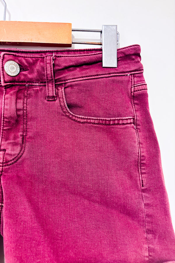 Short bourgogne en jeans (s)-American Eagle-La Penderie du Paradis 🕊