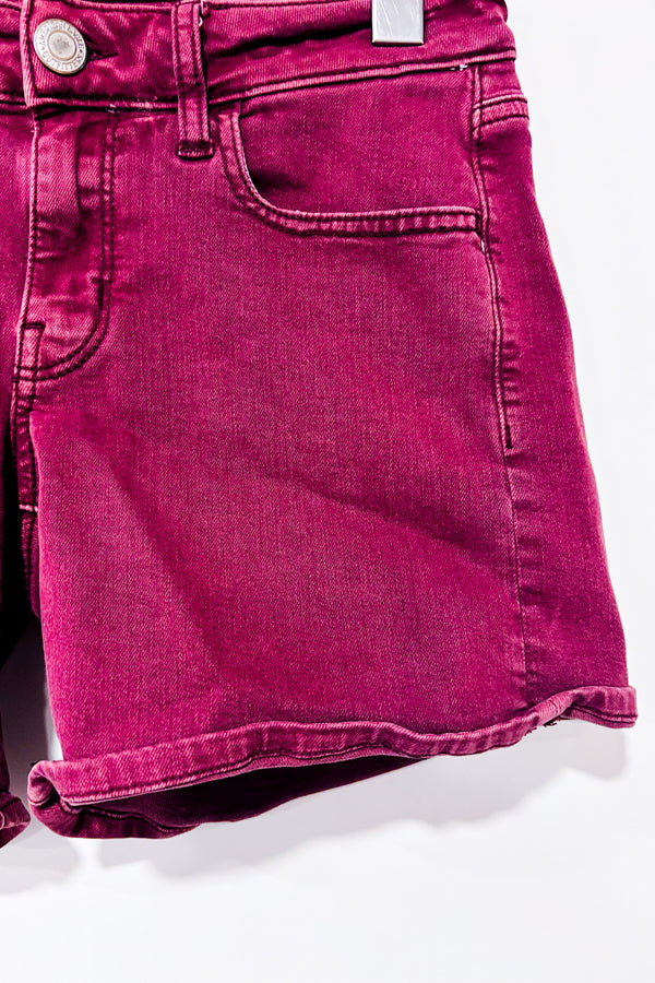 Short bourgogne en jeans (s)-American Eagle-La Penderie du Paradis 🕊