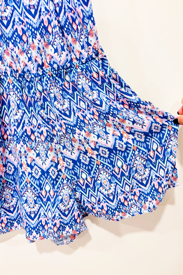 Romper mauve à motifs haut licou (s)-H&M-La Penderie du Paradis 🕊