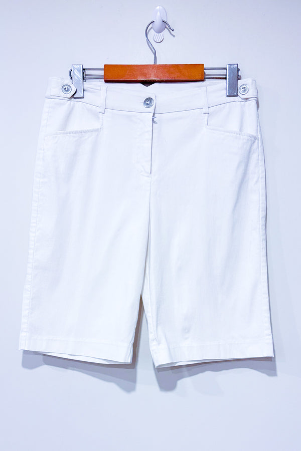 Bermuda blanc extensible (m) seconde main - Grenier- La Penderie du Paradis