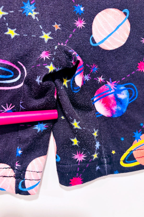 Short doux noir motif planètes seconde main - SHEIN- La Penderie du Paradis
