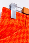 Short orange en tweed seconde main - Zara- La Penderie du Paradis