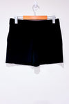 Short noir côtelé à taille élastique * seconde main - Lolë- La Penderie du Paradis
