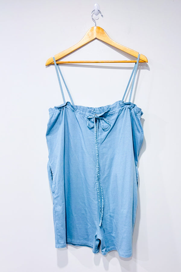 Romper turquoise* seconde main - Zara- La Penderie du Paradis