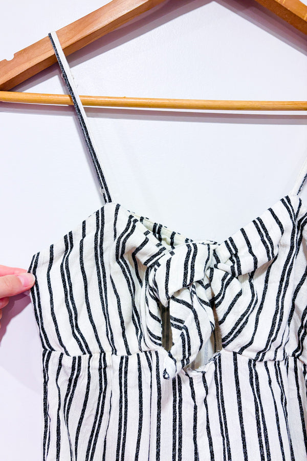Romper crème et noir rayé* seconde main - Billabong- La Penderie du Paradis