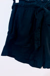 Short taille haute noir à ceinture seconde main - Dynamite- La Penderie du Paradis